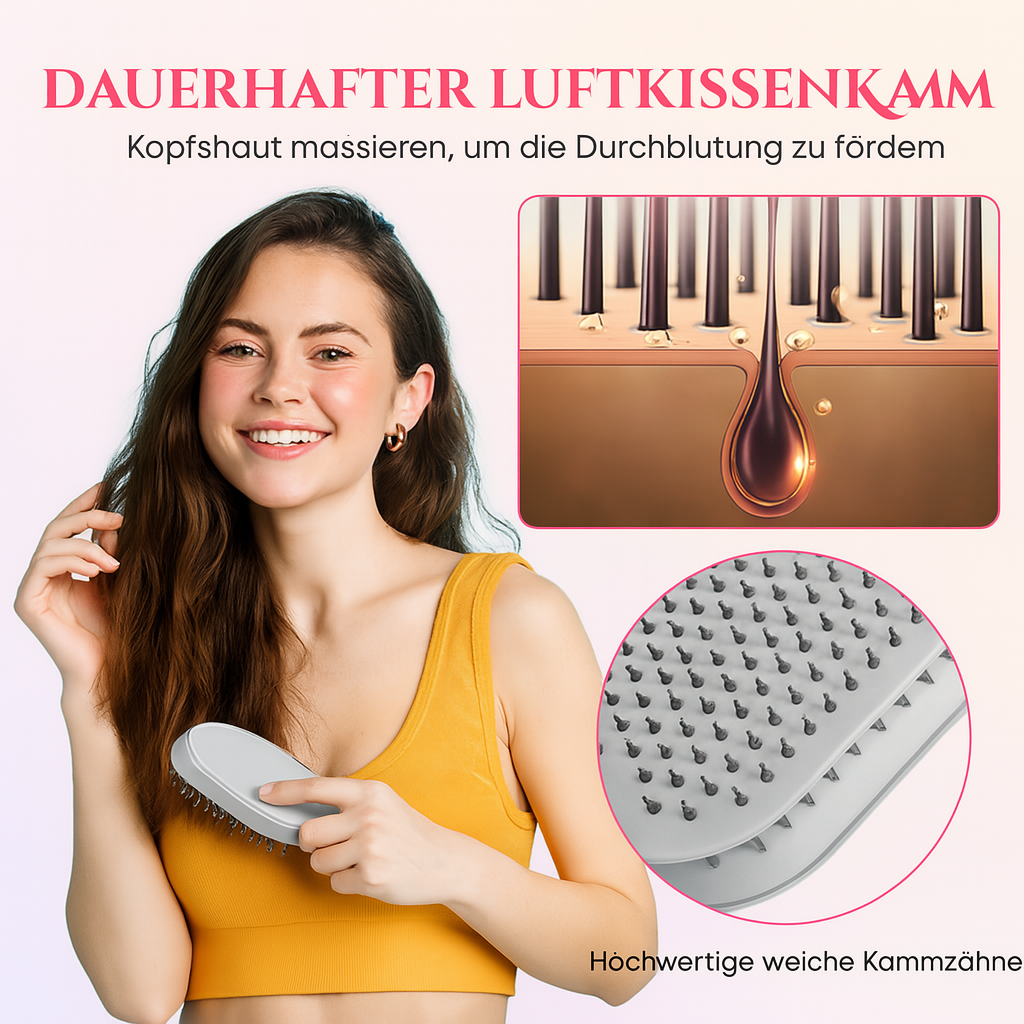 3D Self-Cleaning Massager Brush – Anti-Verfilz Haarbürste