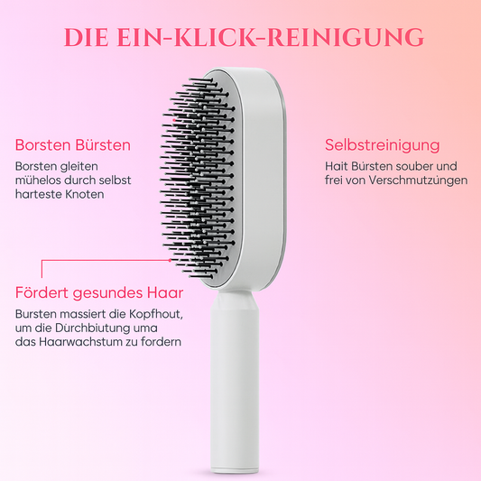 3D Self-Cleaning Massager Brush – Anti-Verfilz Haarbürste